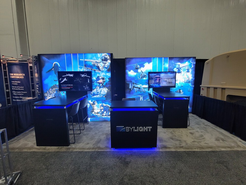 ByLight 10x20 Exhibit by DIAMOND LEVEL SERVICE