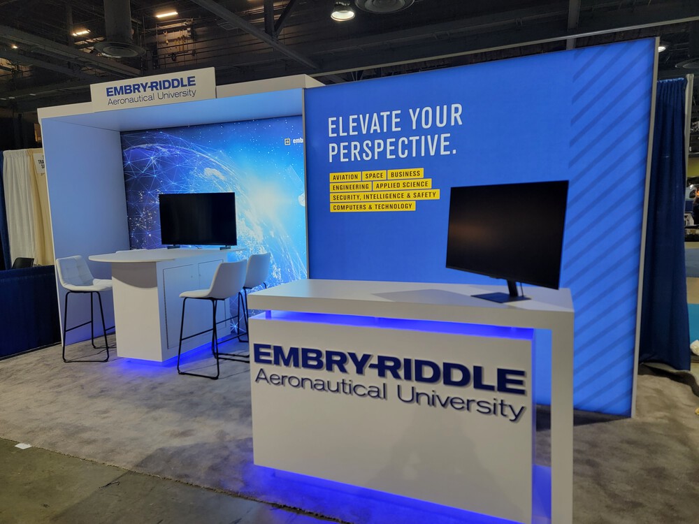 Embry-Riddle 10x20 Exhibit by DIAMOND LEVEL SERVICE