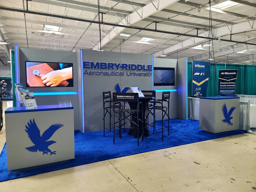 EMBRY-RIDDLE-10x20 Exhibit by DIAMOND LEVEL SERVICE